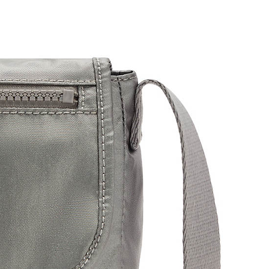 Kipling Sabian Metallic Crossbody Mini Väska Grå | SE 1868WN